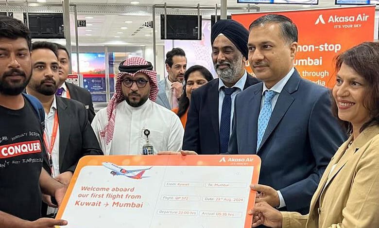 Akasa Air launches daily direct flight from Kuwait to Mumbai