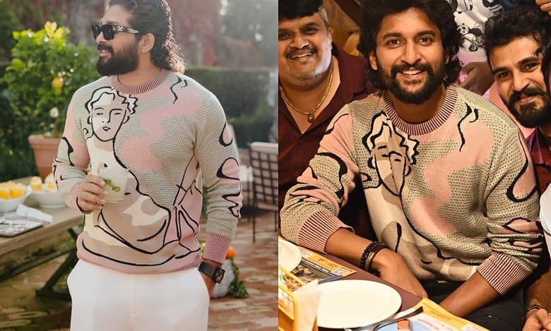 Allu Arjun, Nani twin in same sweatshirt, check its price
