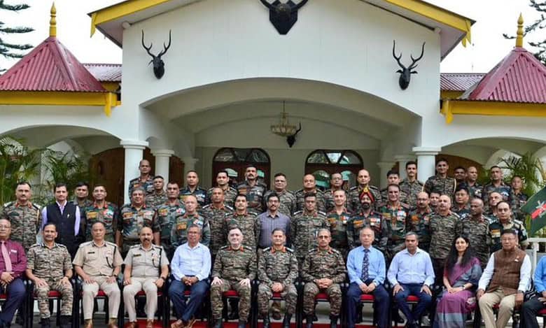 Chief of Army Staff with security commanders