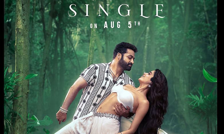 Devara: NTR Jr, Janhvi Kapoor tease fans with romantic poster of second single