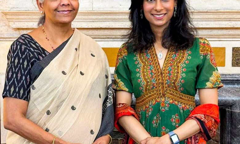 FM Nirmala and IMF Gita Gopinath Dy DM