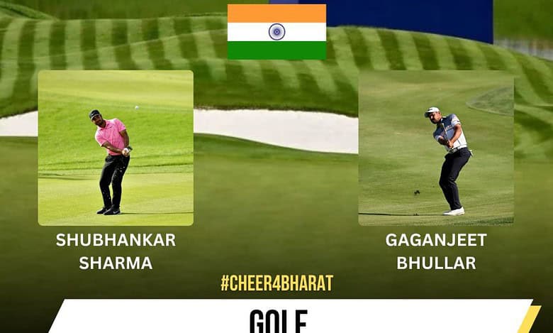 Indian golf stars Shubhankar Sharma and Gaganjeet Bhullar