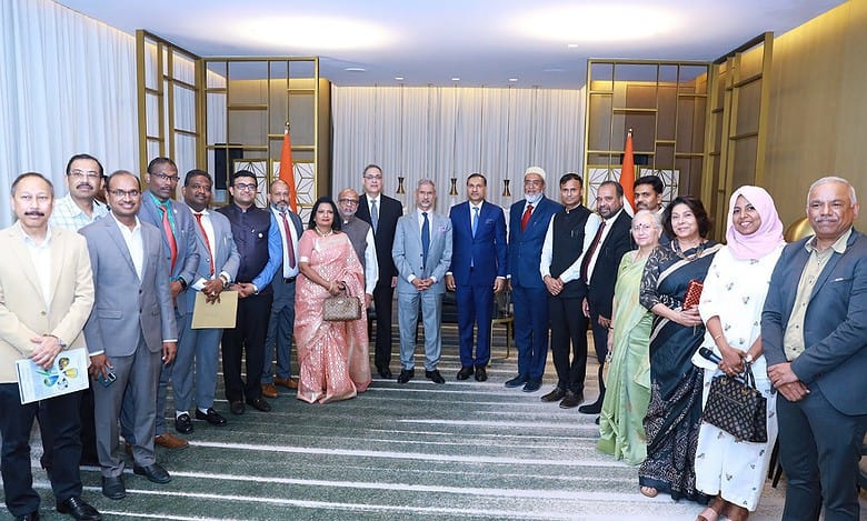 EAM Jaishankar interacts with Indian community in Kuwait