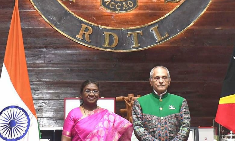 President Murmu conferred with Timor-Leste’s highest civilian award