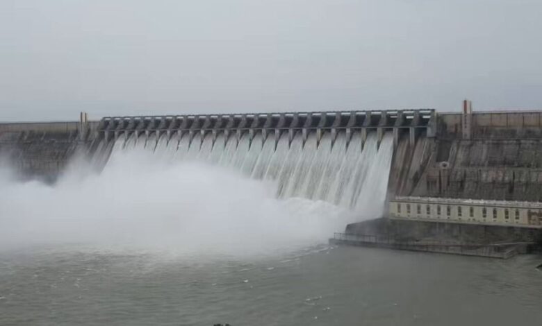 Telangana: 22 crest gates of Nagarjuna Sagar opened to release floodwater