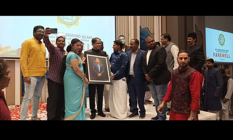 Farewell hosted by NRI community in Jeddah to departing CG Shahid Alam