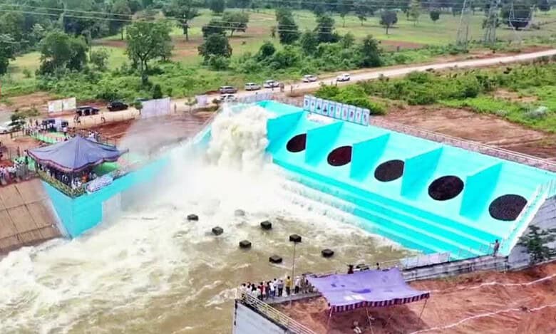 Chief Minister A Revanth Reddy and the state ministers inaugurated three pump houses of SLIP on Thursday.