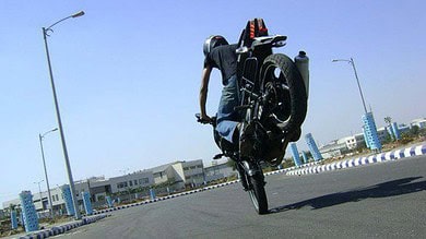 Burkha Performing Stunts