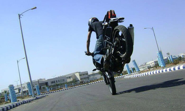Burkha Performing Stunts