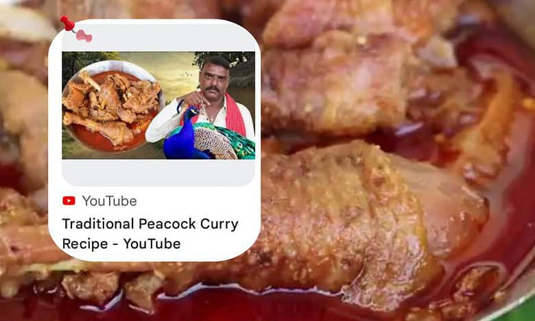 Telugu YouTuber arrested for Peacock Curry