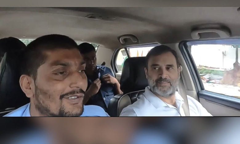 Rahul highlights gig workers' plight, posts video of his ride in Uber cab