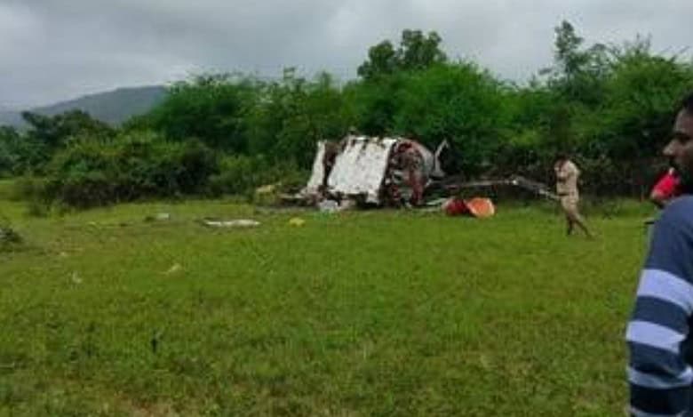 Hyderabad-bound private helicopter crashes near Pune; all four occupants survive