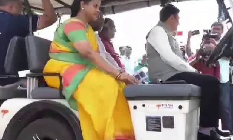 IT min experiences driverless vehicle first-hand at IIT Hyderabad