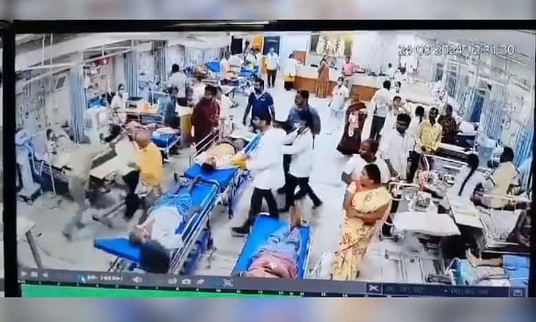 Female doctor attacked in SVIMS Tirupati