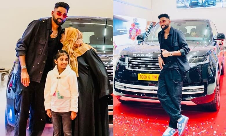 Mohammed Siraj buys new Range Rover for his family in Hyderabad