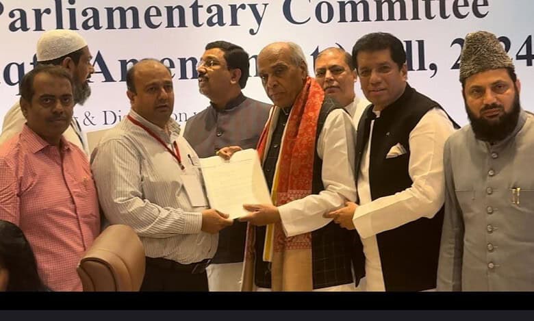 Amer Ali Khan opposes Waqf amendment bill in meeting with JPC