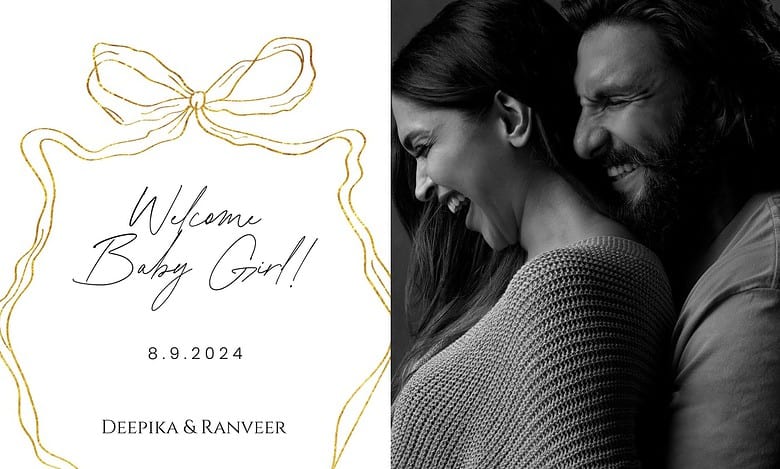 Deepika Padukone, Ranveer Singh officially announce arrival of their baby girl