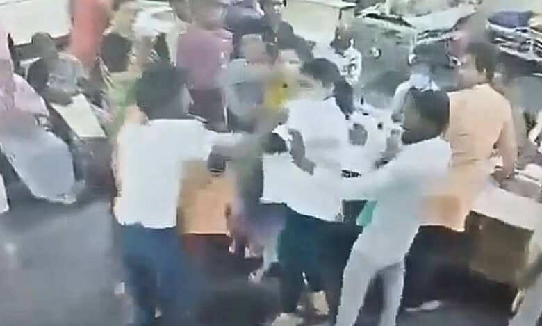 Female doctor assaulted at Gandhi Hospital in Hyderabad, CCTV footage surfaces