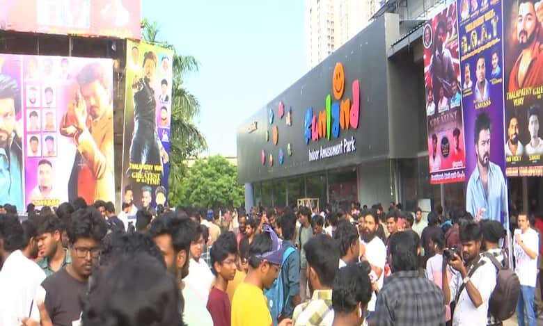 Fans celebrate release of Thalapathy Vijay starrer 'GOAT'; dance, pour milk on posters