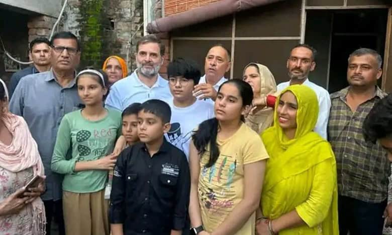 Rahul Gandhi reaches Karnal to meet family of youth injured in accident abroad