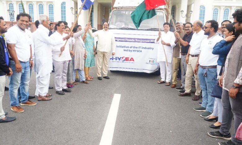 Telangana govt sends essential relief material for flood-affected Khammam