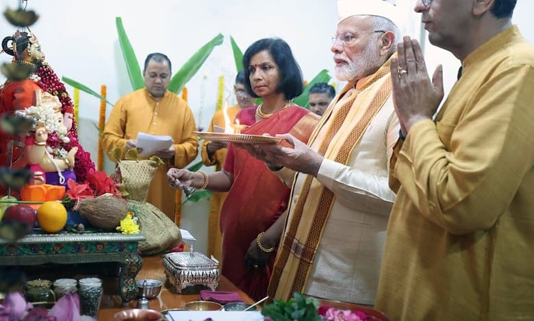 CJI Chandrachud responds to criticism over PM Modi’s Ganesh Puja visit