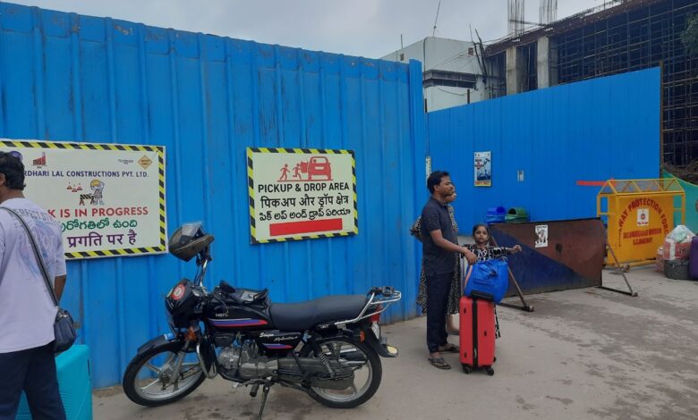 Hyderabad: Ongoing work in parking bay at Secunderabad Rly Stn irks citizens