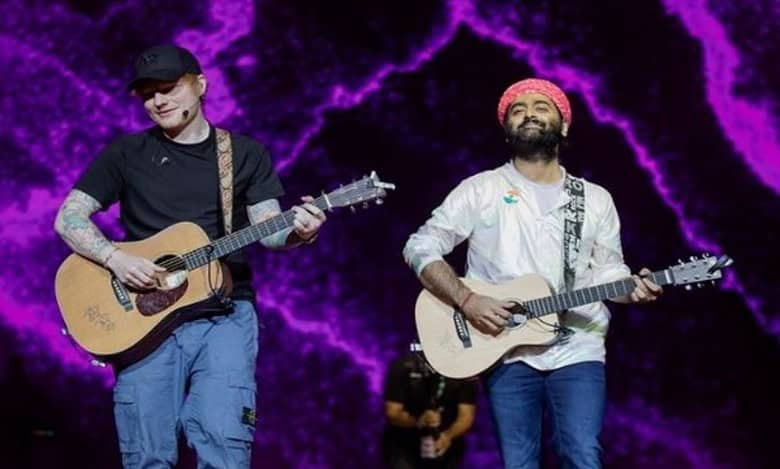 Arijit Singh performs with Ed Sheeran in London, see pics from their 'perfect' moment