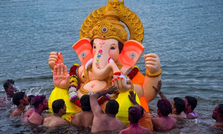 Immersion of Ganesh idols in Hyderabad