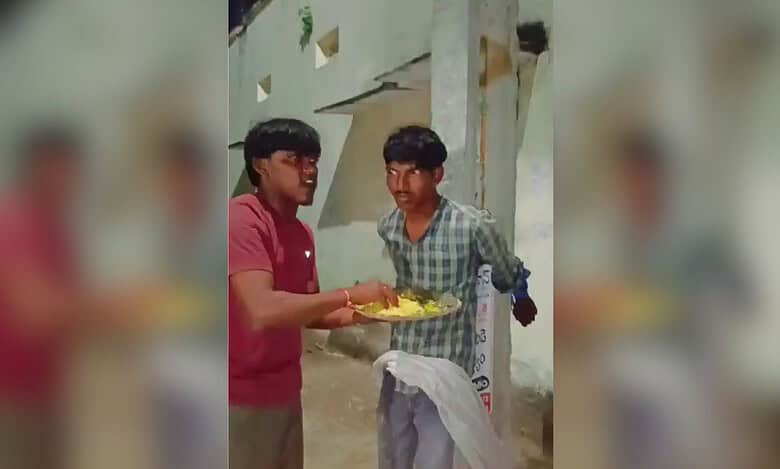 Telangana villagers tie up suspected thief, feed him before calling cops