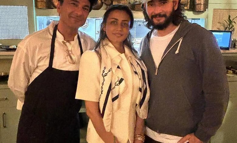 Namrata, Mahesh Babu visit Vikas Khanna’s restaurant in NY
