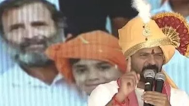 Chief minister A Revanth Reddy attends the Sadar Festival held at NTR Stadium on Sunday evening.