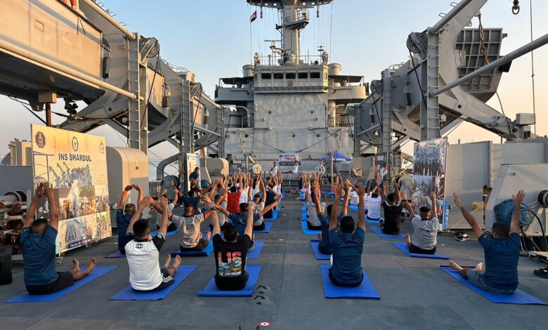 Indian Naval Ship Shardul arrives in Dubai