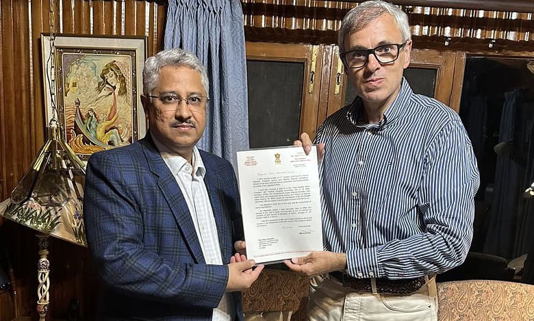 J&K Governor with Omar Abdullah