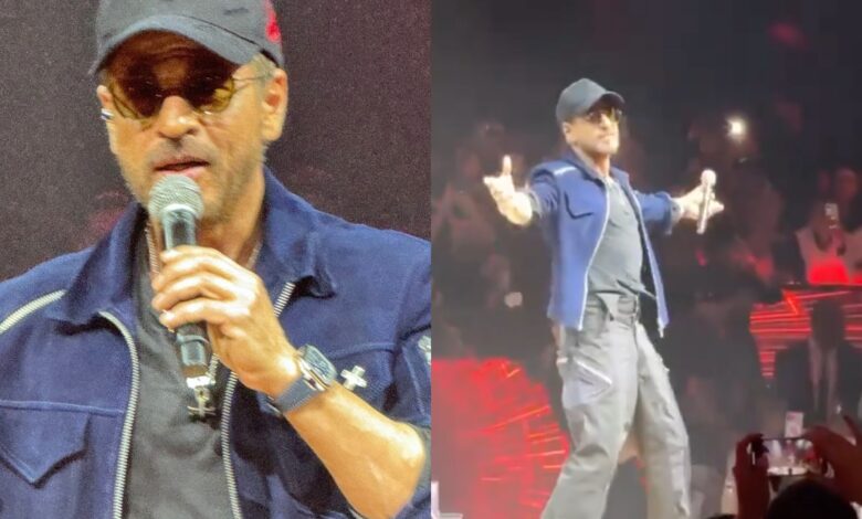 Shah Rukh steals the show at Aryan’s D’yavol X event in Dubai