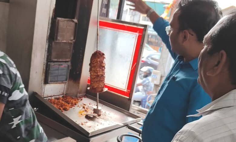 Food safety dept raids shawarma joints in Hyderabad