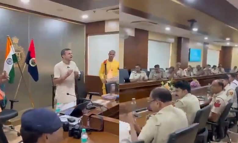 Video of bhajan played at Haryana police crime review meet triggers anger