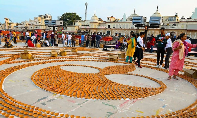 diya in ram tample