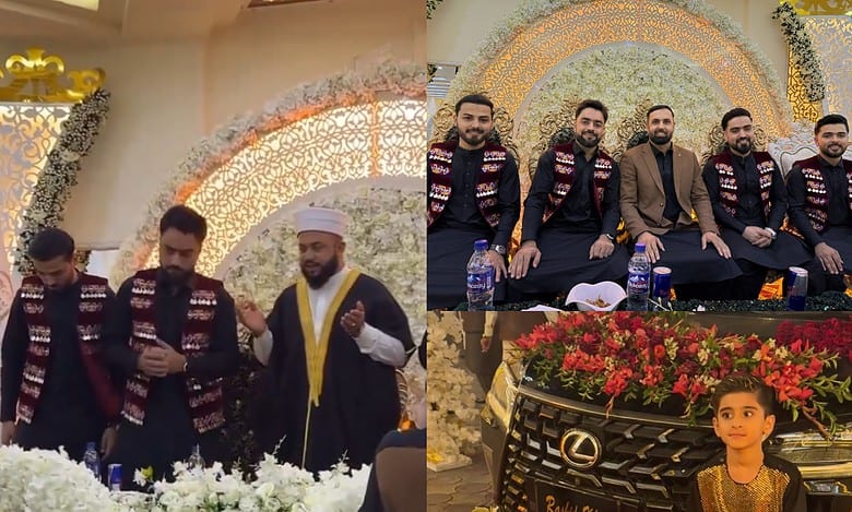 Star cricketer Rashid Khan ties knot in Kabul, videos and pics