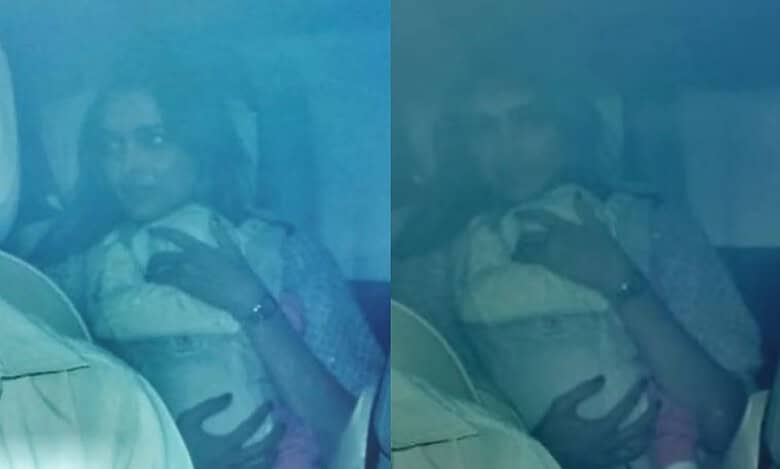 Deepika holds daughter Dua in her arms as they jet off for a family vacation