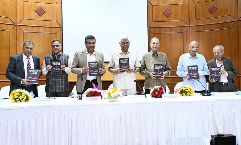 A book titled “Privacy Right and Data Protection- Trust, Overreach and Erosion,” written by Dr S Chakravarthy, launched at ASCI in Hyderabad on Saturday.