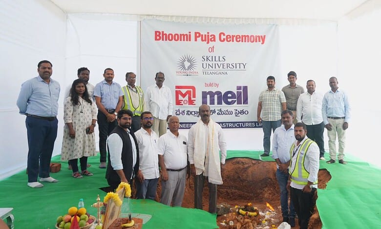 Foundation stone laid for Young India Skills University in Telangana