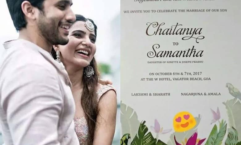 Samantha, Naga Chaitanya’s wedding invitation card goes viral