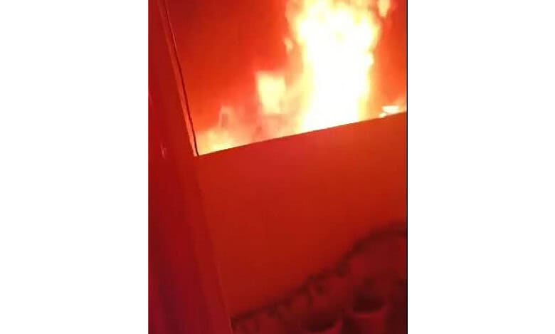 Video: EV battery explosion causes fire at house in Hyderabad