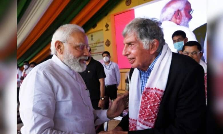 PM Modi and Ratan Tata