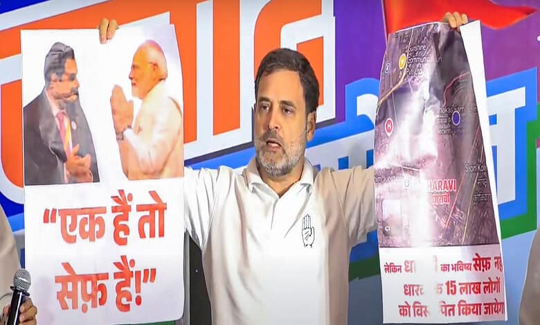 Rahul Gandhi mocks PM Modi’s ‘Ek hai toh safe hai’ slogan