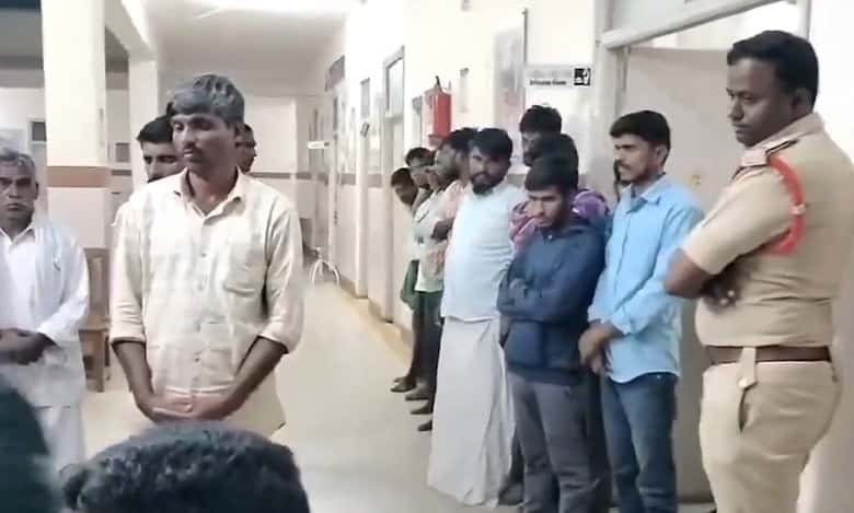 16 farmers remanded for attacking Vikarabad collector amid protests