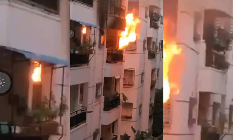 Fire in Hyderabad