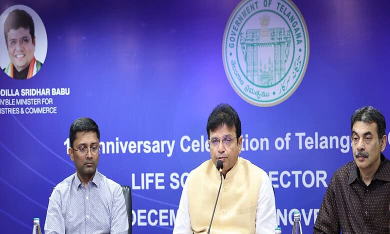 Telangana Life Sciences received projects worth Rs 36 k cr in 1 yr: Sridhar Babu