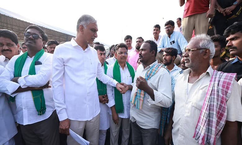 Harish Rao slams Telangana govt over bonus to cotton farmers